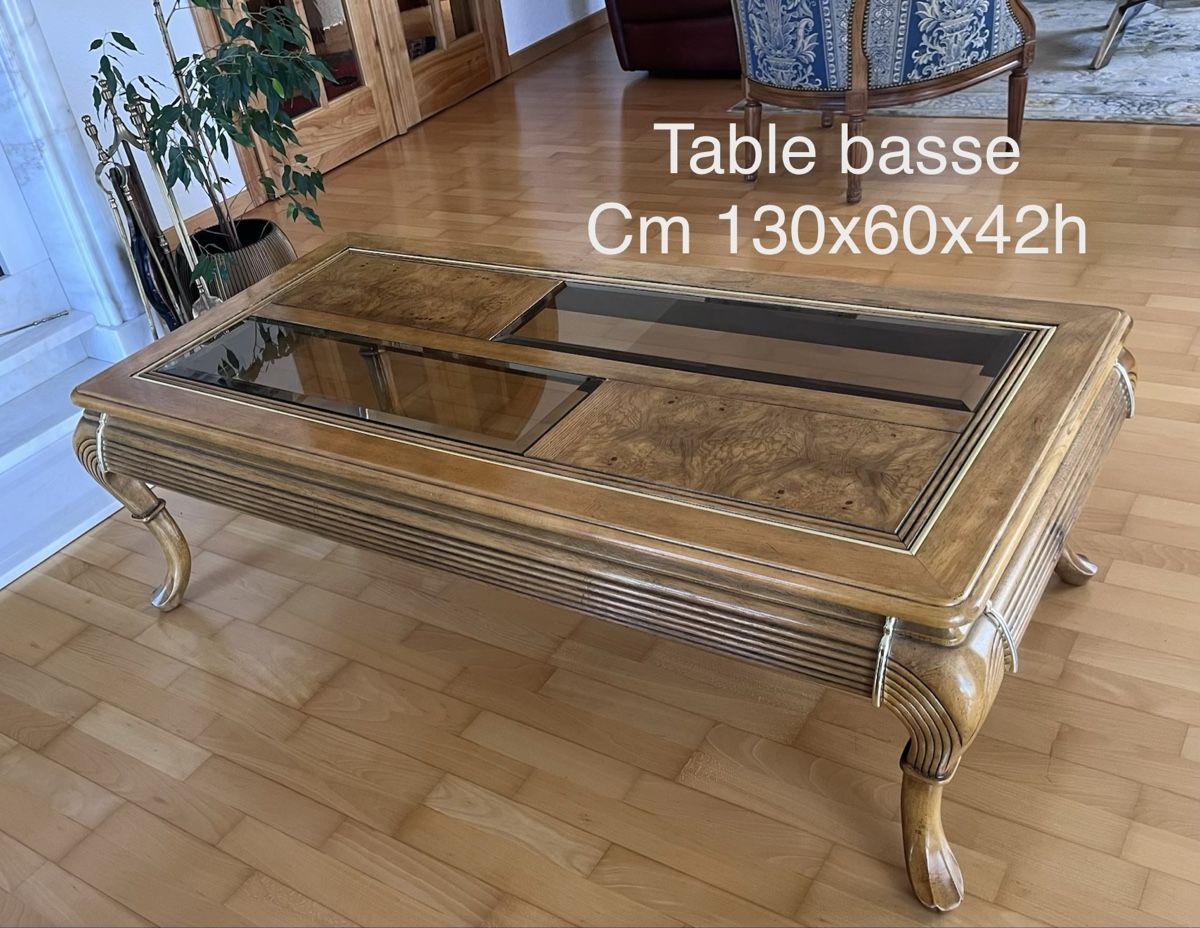 Tavoli: Table basse vintage en bois exotique ! – Usato da avry-sur-matran venduto da paradia