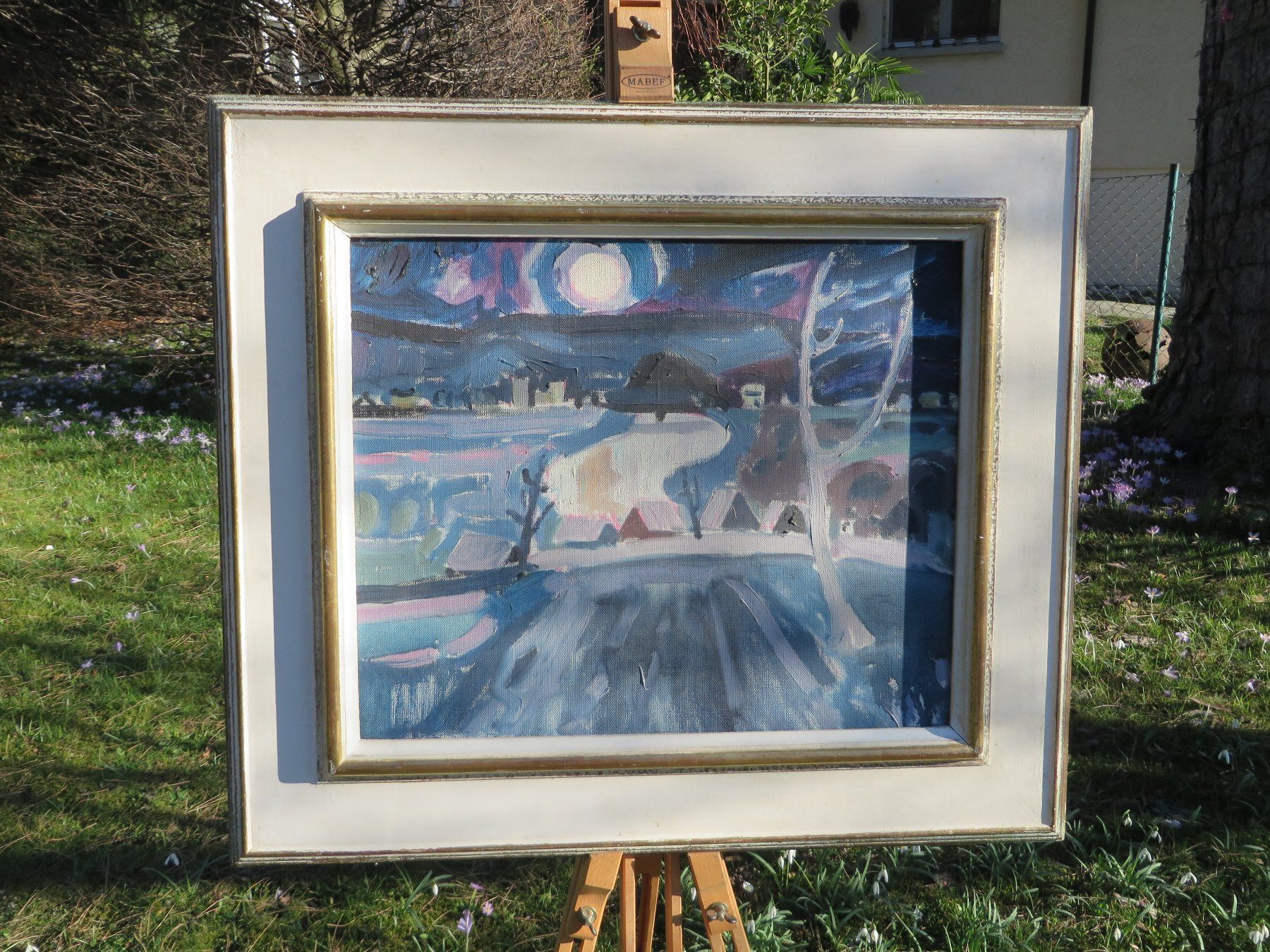 Dipinti: Hermann Hofmann 1920/1997 grosses Oel Bild – Usato da Bad Ragaz venduto da FutureZ