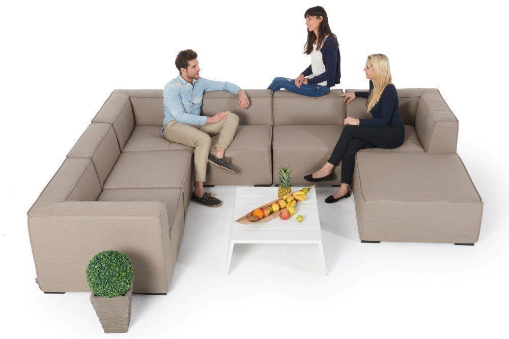 Divani: Allwetter Lounge sandbraun – Nuovo e nell'imballaggio originale da Bern venduto da rattan-lounge 2