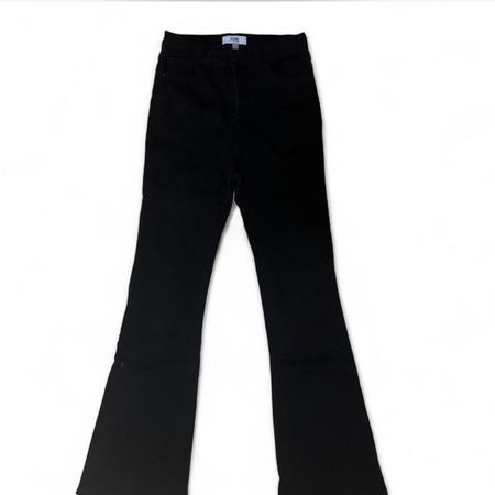Jeans Damen Schwarz Schlaghose Grösse 38 guter Zustand