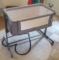 Kinderkraft Beistellbett  NESTE UP (grau)