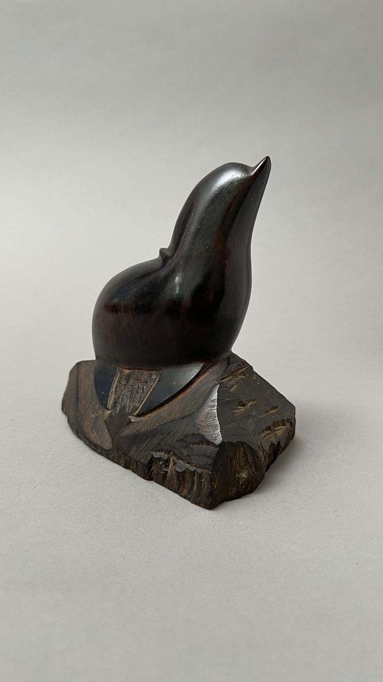 Statuette: FIGUR-EISENHOLZ / ROBBE od. SEELÖWE /  MEXICO – Usato da Basel venduto da herr_majesty 2