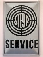 Blechschild-STEYR SERVICE - 30 x 40 CM