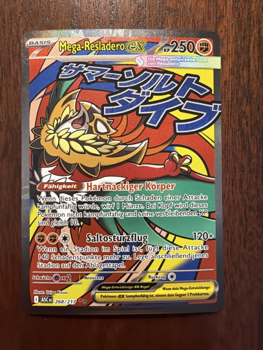 Pokémon Carte collezionabili: Mega Resladero ex (ASC 268) – Nuovo (secondo la descrizione) da Emmenbrücke venduto da Pack_Ripper
