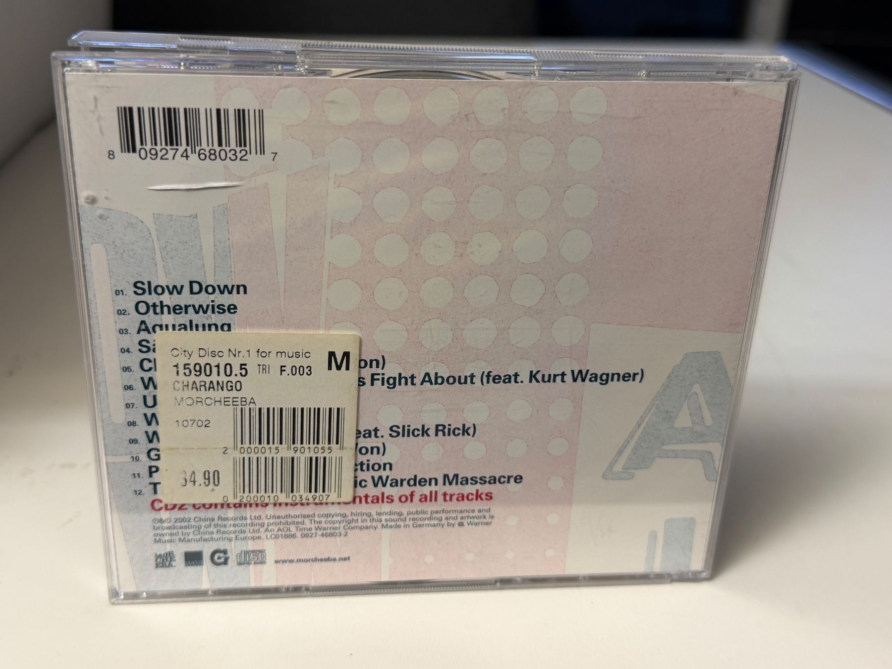 CD: Morcheeba - Charango - SRA04A – Usato da Küsnacht ZH venduto da JazzRecords 1
