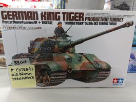 King Tiger Production Turret + Airbrush Tarnmaske