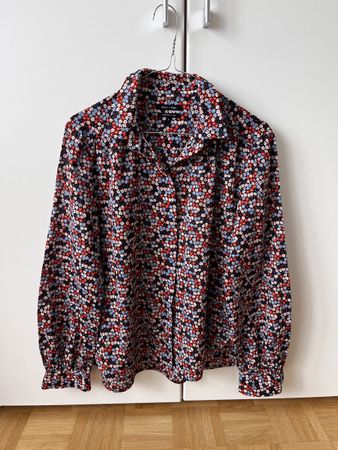 Marc O’Polo Bluse mit Bluemli-Muster, Grösse 36, Top Zustand