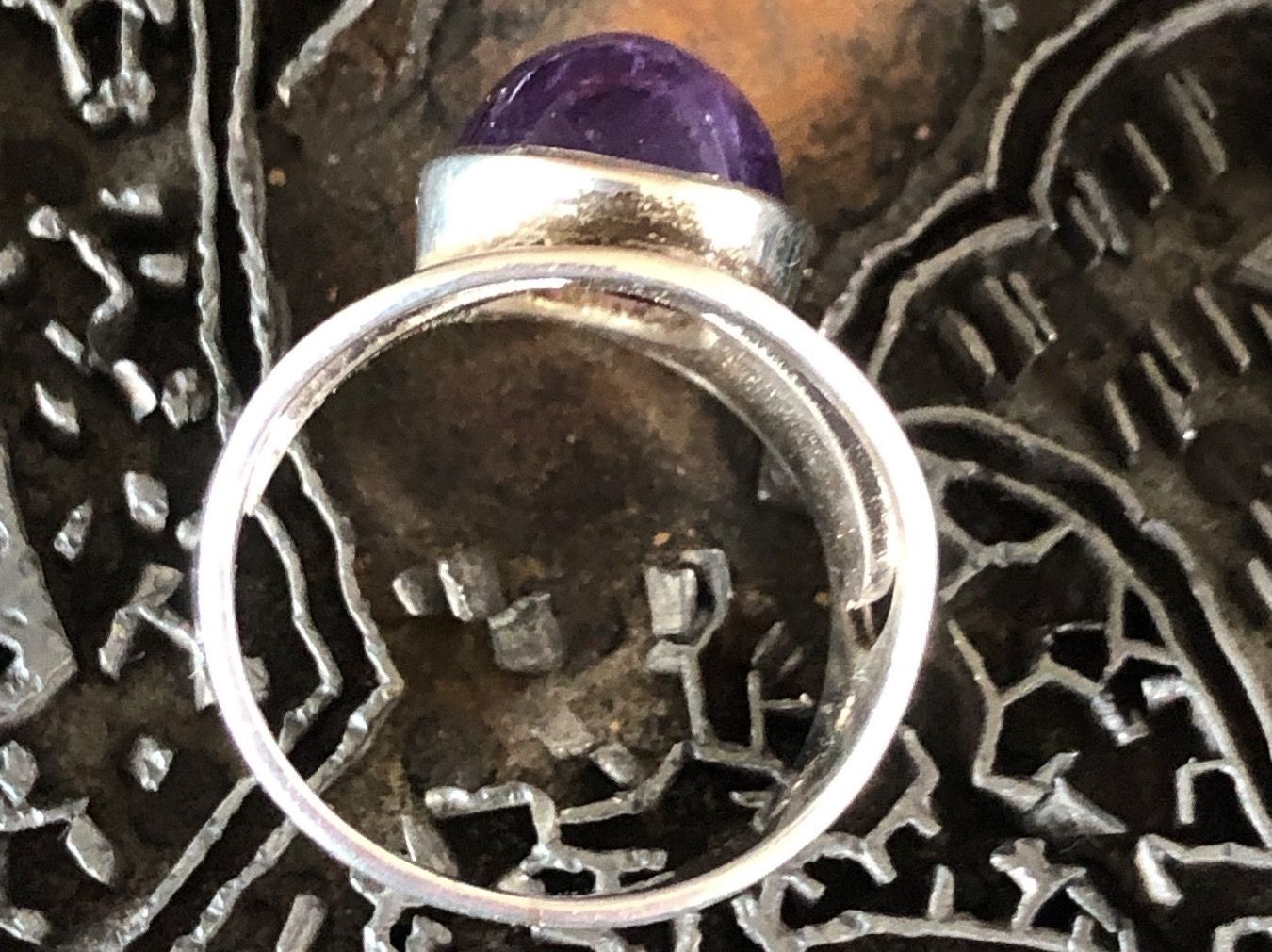 Pietre preziose: AMETHYST Cabochon Silber Ring !!! Grösse: 54 – Nuovo (secondo la descrizione) da Seftigen venduto da tigers12 3