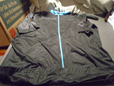 Velo-Trikot Grösse XL, Core, schwarz/Reissverschluss
