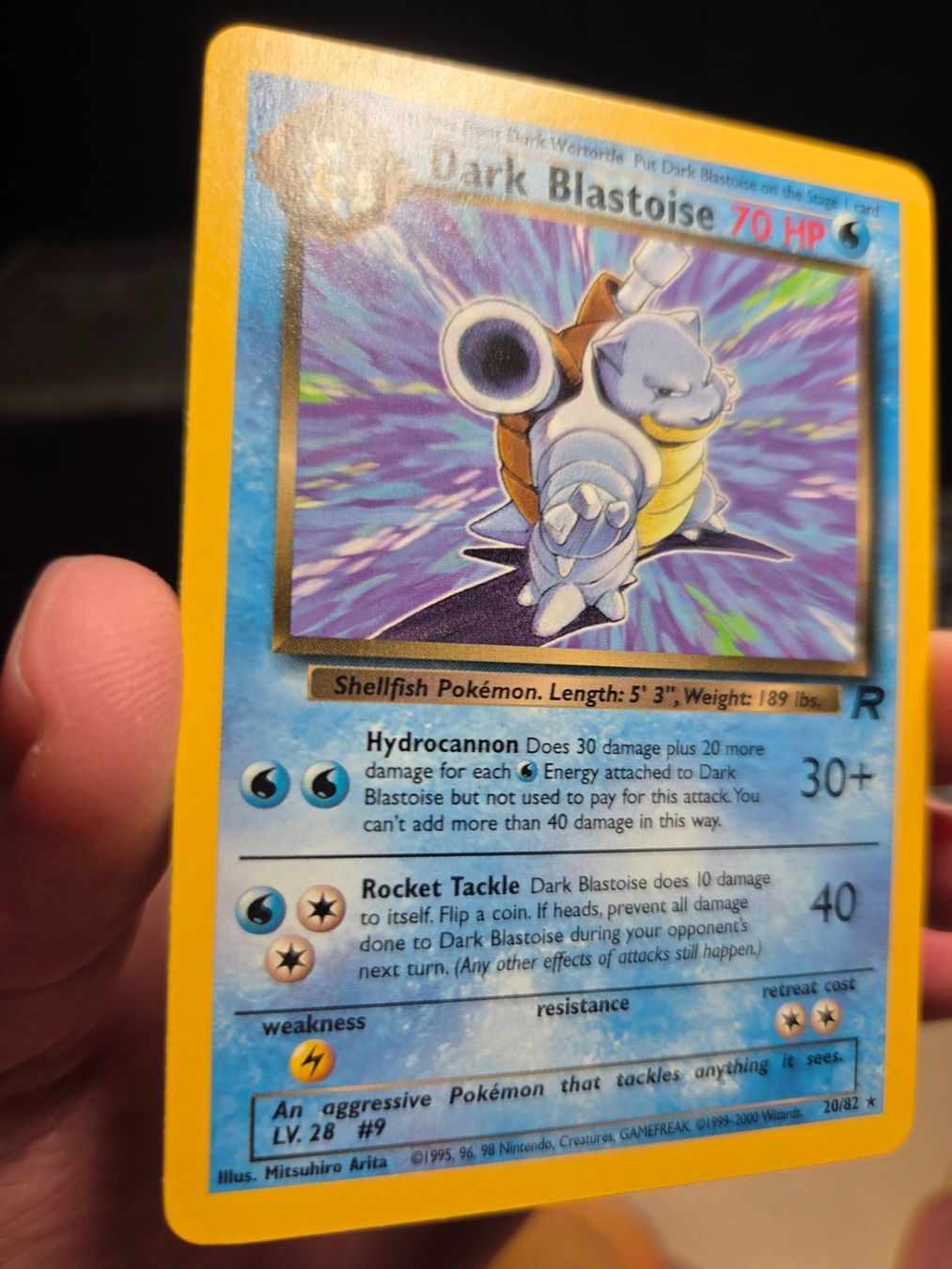 Pokémon Sammelbilder & Trading cards: Dark Blastoise Non Holo EN (2000) - Pokémon Team Rocket Set – Gebraucht aus Regensdorf von Martinson_Nord 2