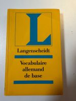 Livre Langenscheidt Vocabulaire allemand de base bon état