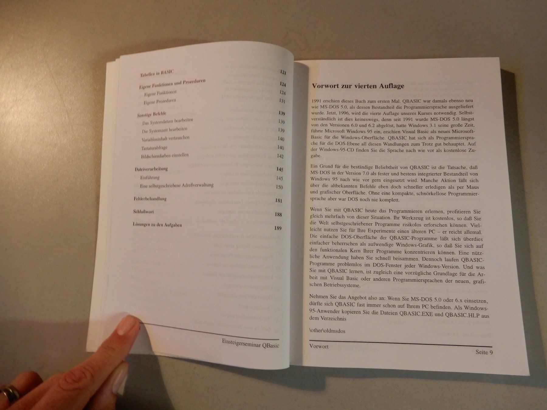 Libri: QBASIC Einsteigerseminar, Programmierung lernen Buch – Usato da Erstfeld venduto da Mario_boe0 5