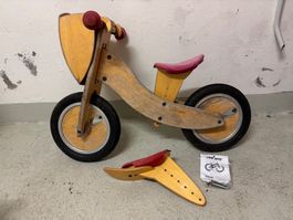 Laufrad Kokua LikeaBike Holz gebraucht mit Zubehör