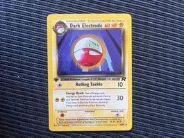 Pokemon Dark Electrode 1.Edition Team Rocket near Mint