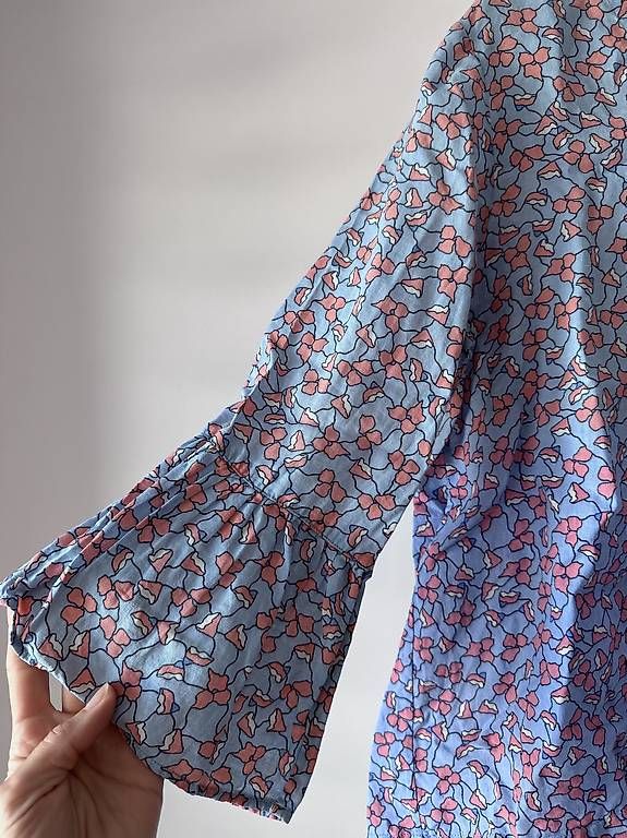 Camicette: GANT Bluse geblümt Gr. 36  hellblau/rosa – Usato da Zürich venduto da mar_lwx5 2