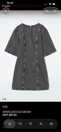 COS Minikleid aus Denim Gr. 36