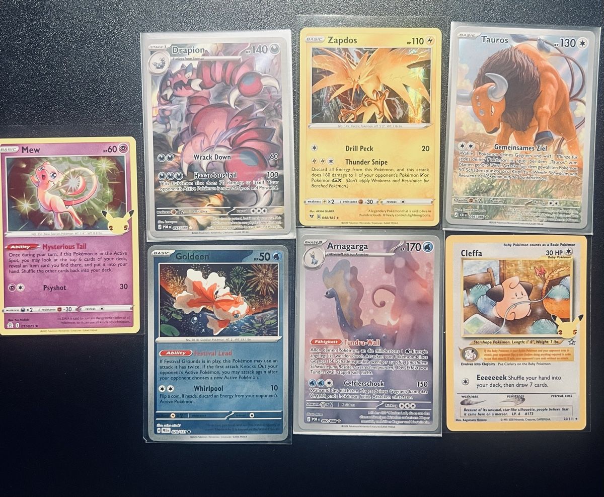 Pokémon Carte collezionabili: 7 Pokemon Karten Lot 5 – Nuovo (secondo la descrizione) da Goldach venduto da Milosg3