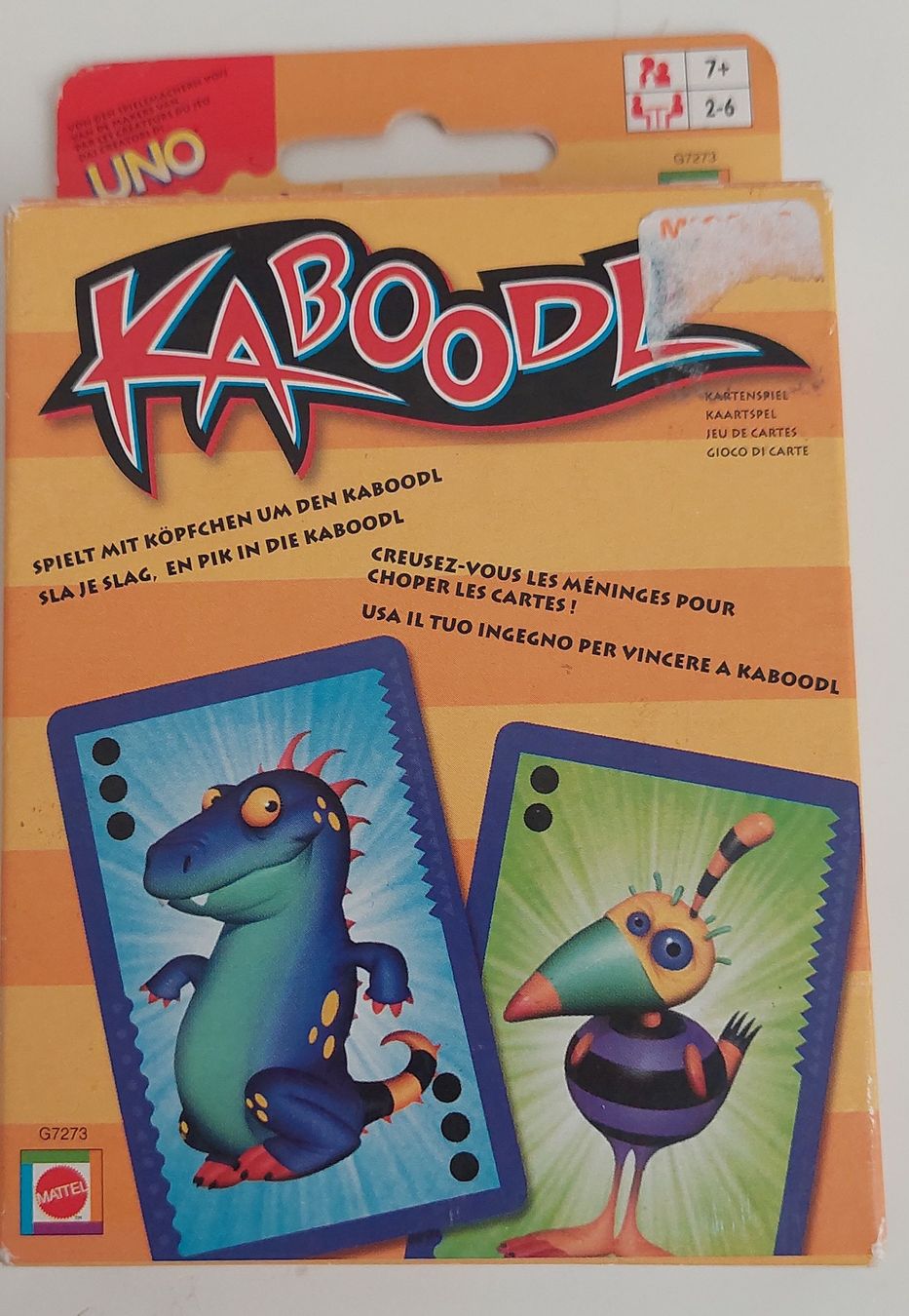 Mattel Spiele: KABOODL lustiges Kartenspiel – Gebraucht aus Embrach von pz78