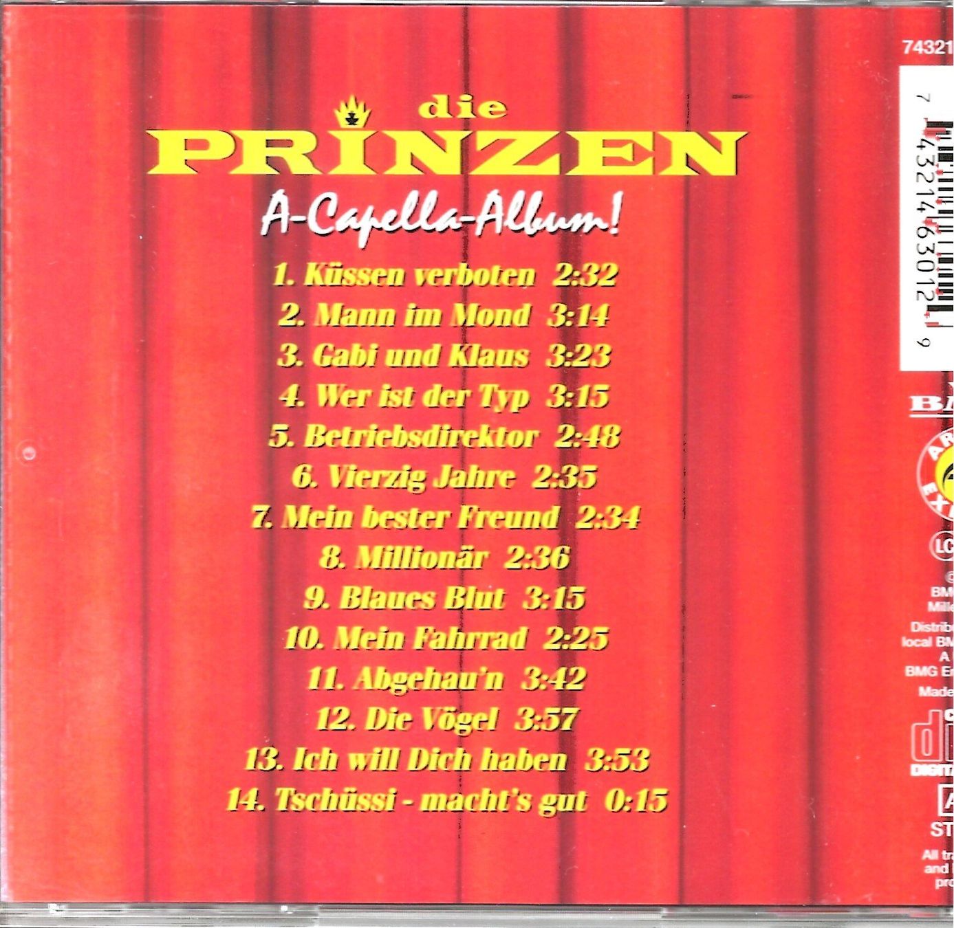 CDs: die PRINZEN -Das Leben ist grausam- – Gebraucht aus Reinach BL von studii100 1