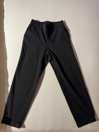 Pantalon costard S noir coton