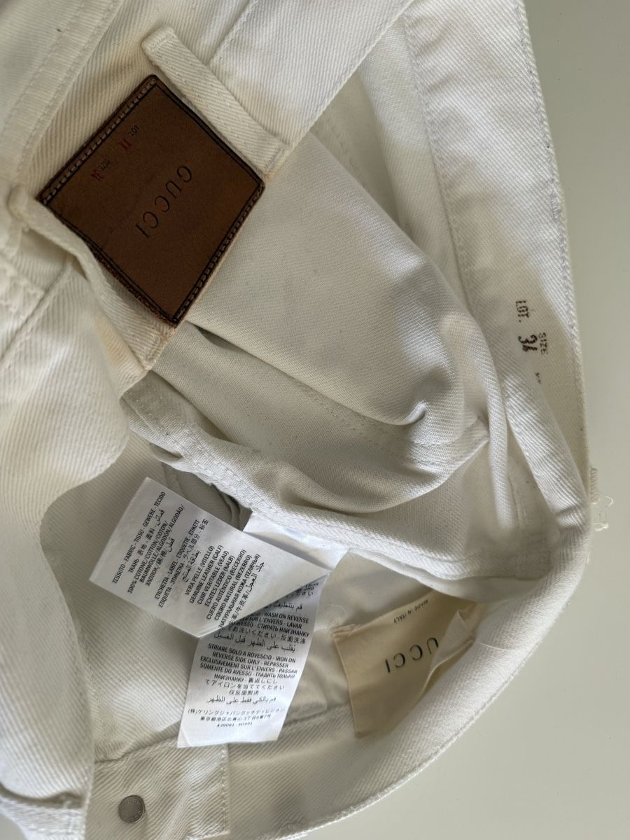 Gucci Jeans: Herren Jeans Gucci weiss e Grösse 34 – Usato da Bülach venduto da mrt_m2tm 7