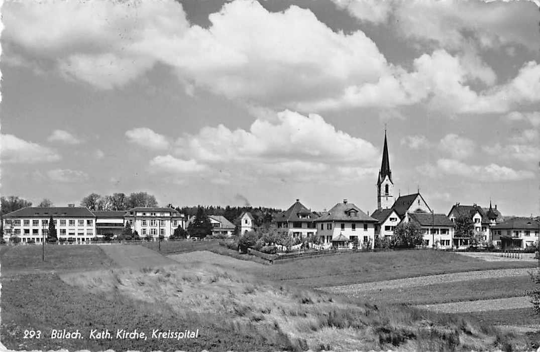 Cartoline postali: GRUSS aus BÜLACH mit Spital 1939 – Usato da Lufingen venduto da philatelieshop