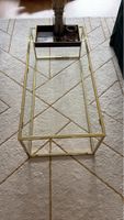 Stylish Gold & Glass Coffee Table from Westwing