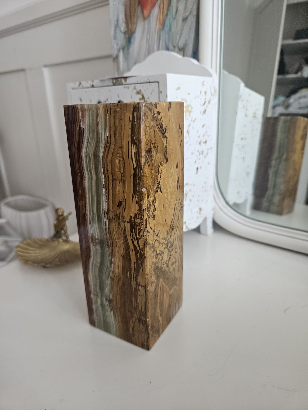 Vase & Récipients: Stein Vase aus Onyx – D'occasion à Rickenbach b. Wil par pookie 1