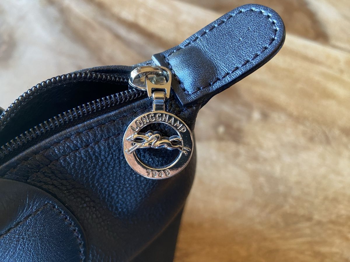 Longchamp Borse da donna: Longchamp Ledertasche Cuir, schwarz, zeitlos klassisch – Usato da Oberbuchsiten venduto da Muskatellerchen 5