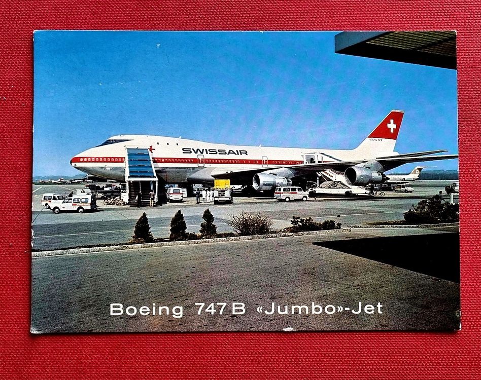 Zürich - Flughafen - Boeing 747B - Jumbo Jet Swissair (Gebraucht) in ...