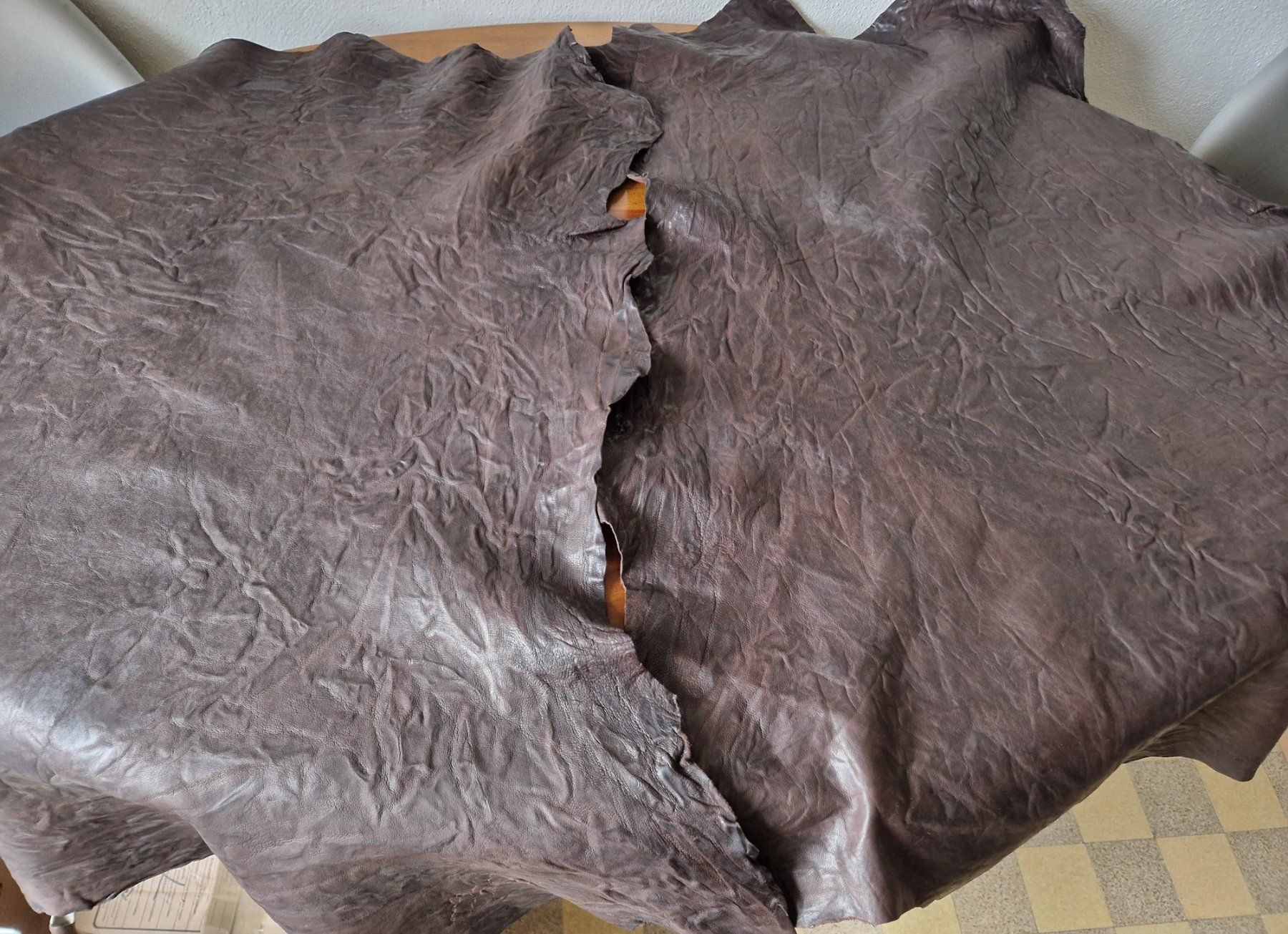 Tessuti: 3 Stück Leder – Nuovo (secondo la descrizione) da Bern venduto da Antikbatik 1