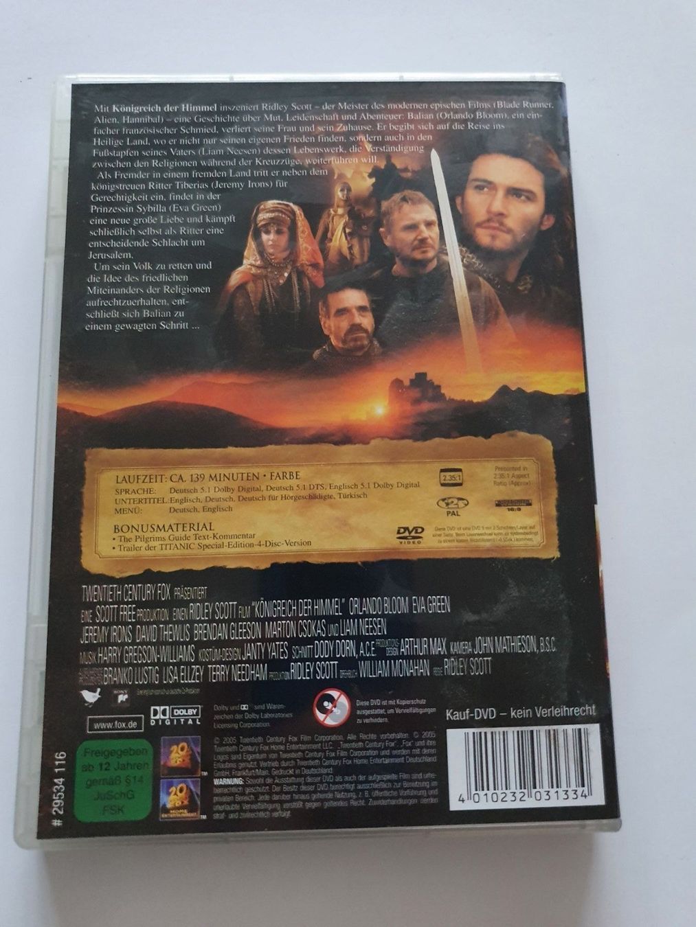 Tutti i DVDs: Königreich der Himmel DVD – Usato da Oberdorf BL venduto da BaldenEagle 1