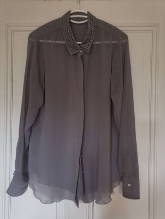 Leichte Velvet Seidenbluse 