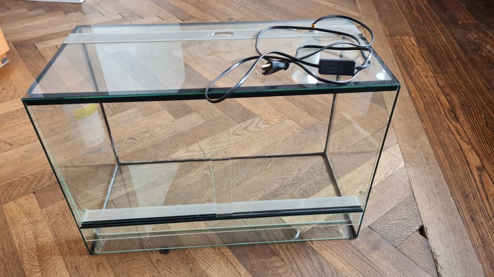 Terrarium aus Glas 60cm x 30cm x 40cm Kaufen auf Ricardo