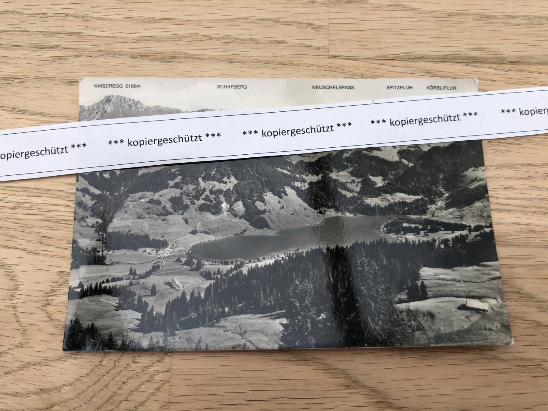 Cartoline postali: Schwarzsee Kanton FR alt AK – Usato da Hefenhofen venduto da Bierinder