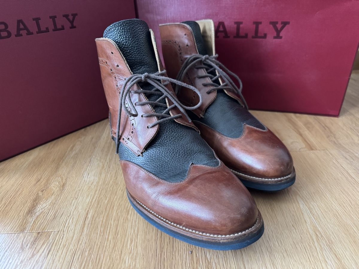 Navyboot Herrenschuhe: Leather boots, Navyboot design, size 43 – Gebraucht aus Wallisellen von Corinne.- 4