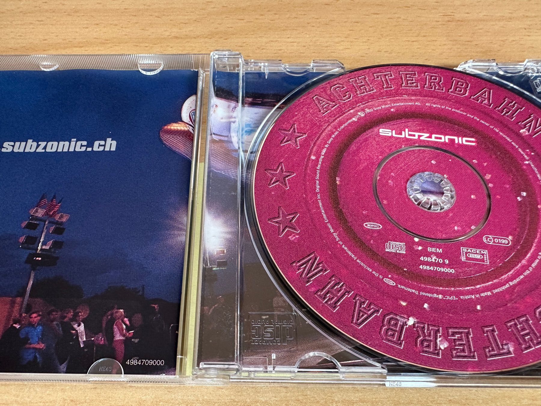 CD: Subzonic – Achterbahn – Usato da Rikon im Tösstal venduto da Alpenmutz 2