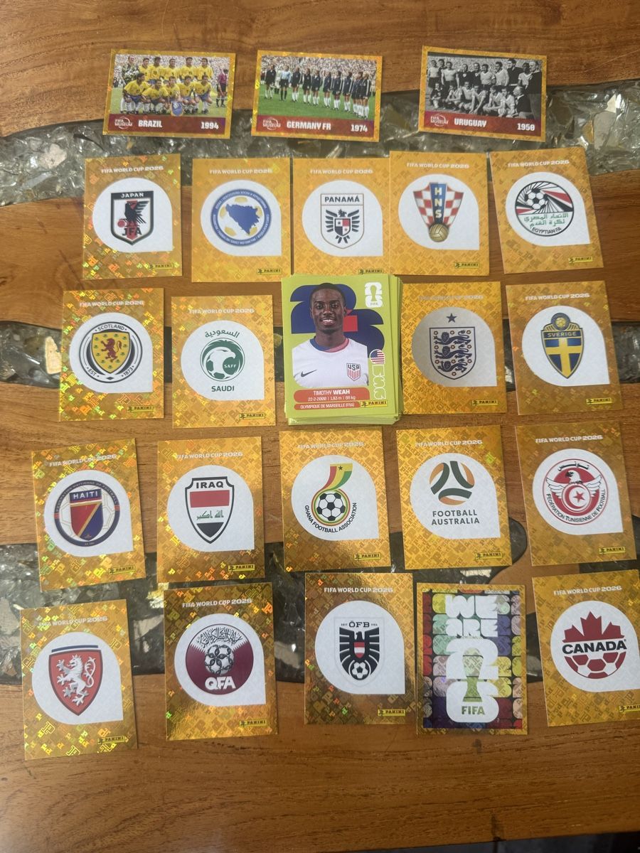 Sticker: 200 Verschiedene WM Stickers  – Usato da Tafers venduto da MisterN..
