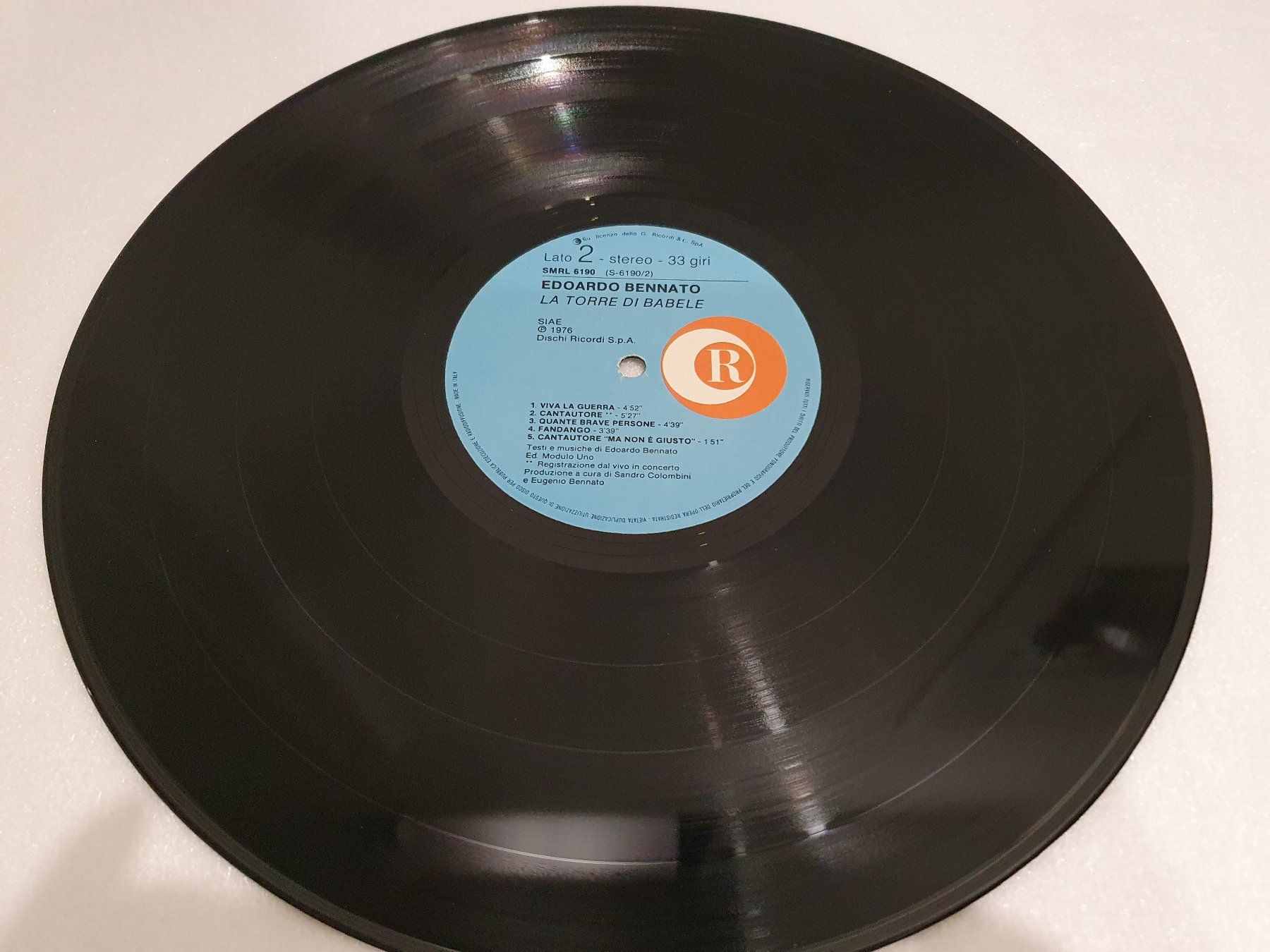 Dischi in vinile: Edoardo Bennato – La Torre Di Babele – Usato da Uster venduto da Vinyl-Leidenschaft 6