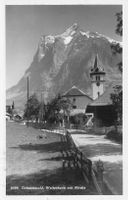 Grindelwald Wetterhorn mit Kirche