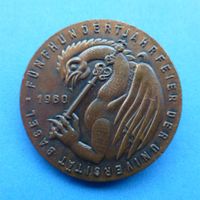 Medaille 500 Jahrfeier Universität Basel, 1960