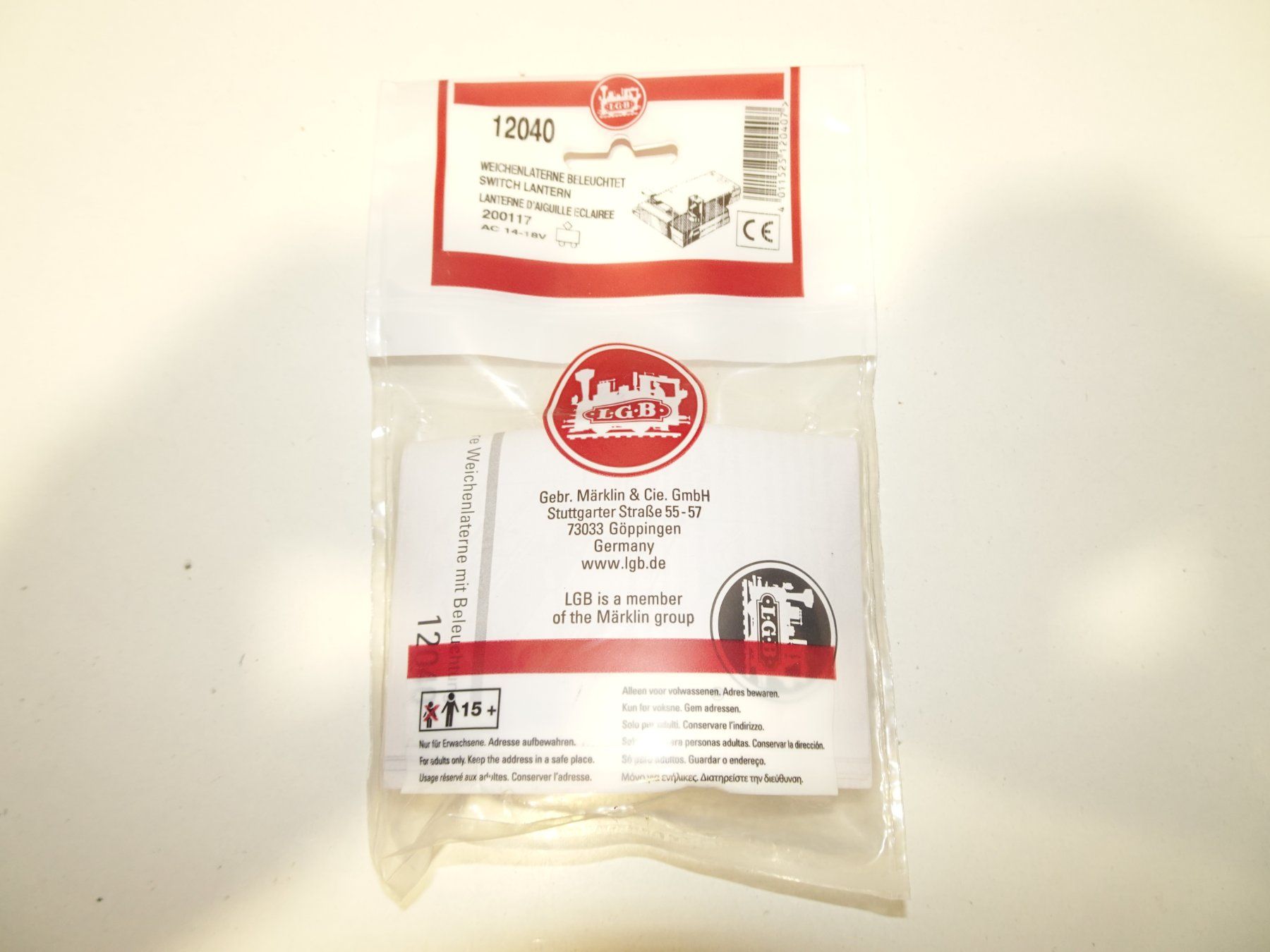 LGB Weichenlaterne beleuchtet Spur G 12040 (Neu (gemäss Beschreibung ...