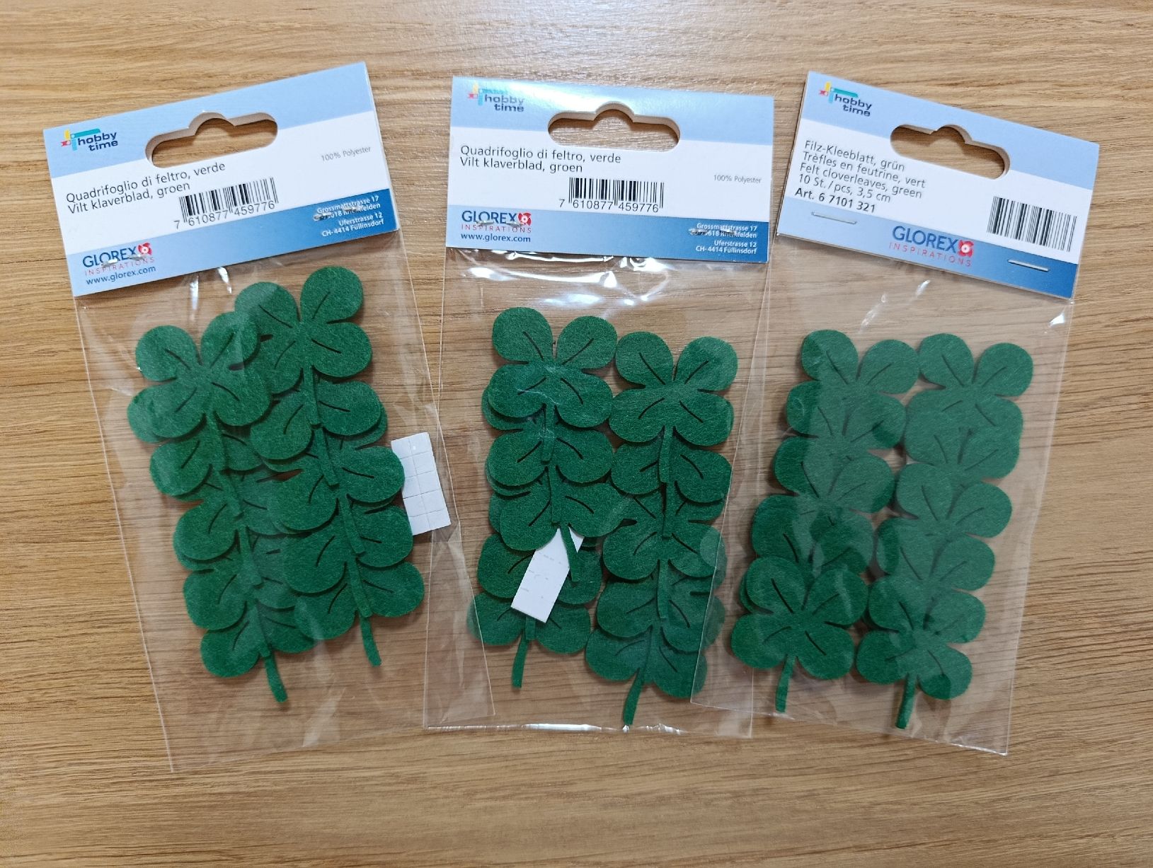 Glorex Kit bricolage: Quadrifogli in feltro – Nuovo e nell'imballaggio originale da Ludiano venduto da Mo_Bia