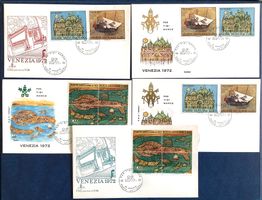 1972 Vatican  Div.FDC - Venedig 72’ Mi- 599-604