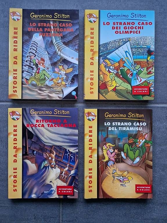 VENDO Libri di Geronimo Stilton (Usato) a Mezzovico per CHF 12 – con