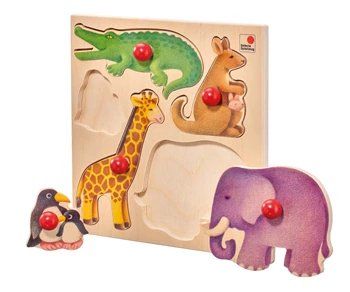 Selecta Puzzle: Puzzle zoo 5p. – Nuovo e nell'imballaggio originale da Boudry venduto da step2blind