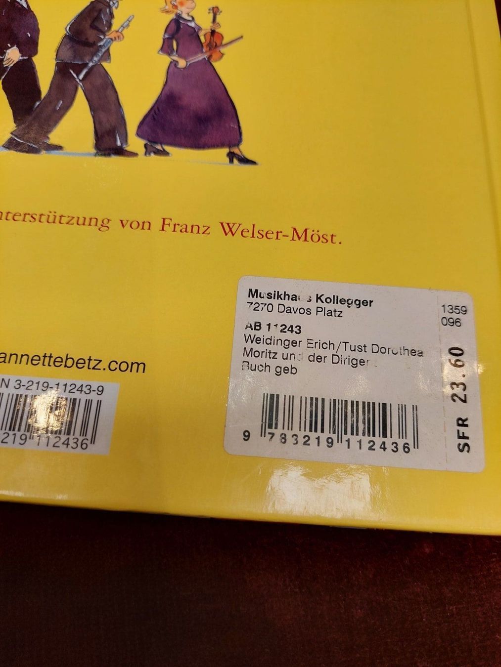Libri: Buch  Moritz und der Dirigent – Nuovo (secondo la descrizione) da Davos-Platz venduto da musikhauskollegger 4