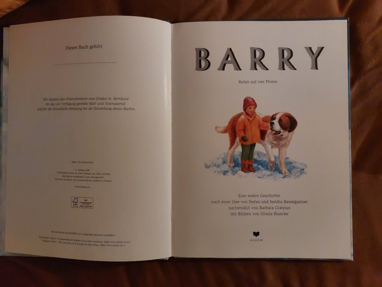 Livres: Barry Kinderbuch – D'occasion à Unterseen par Ruia3333 2