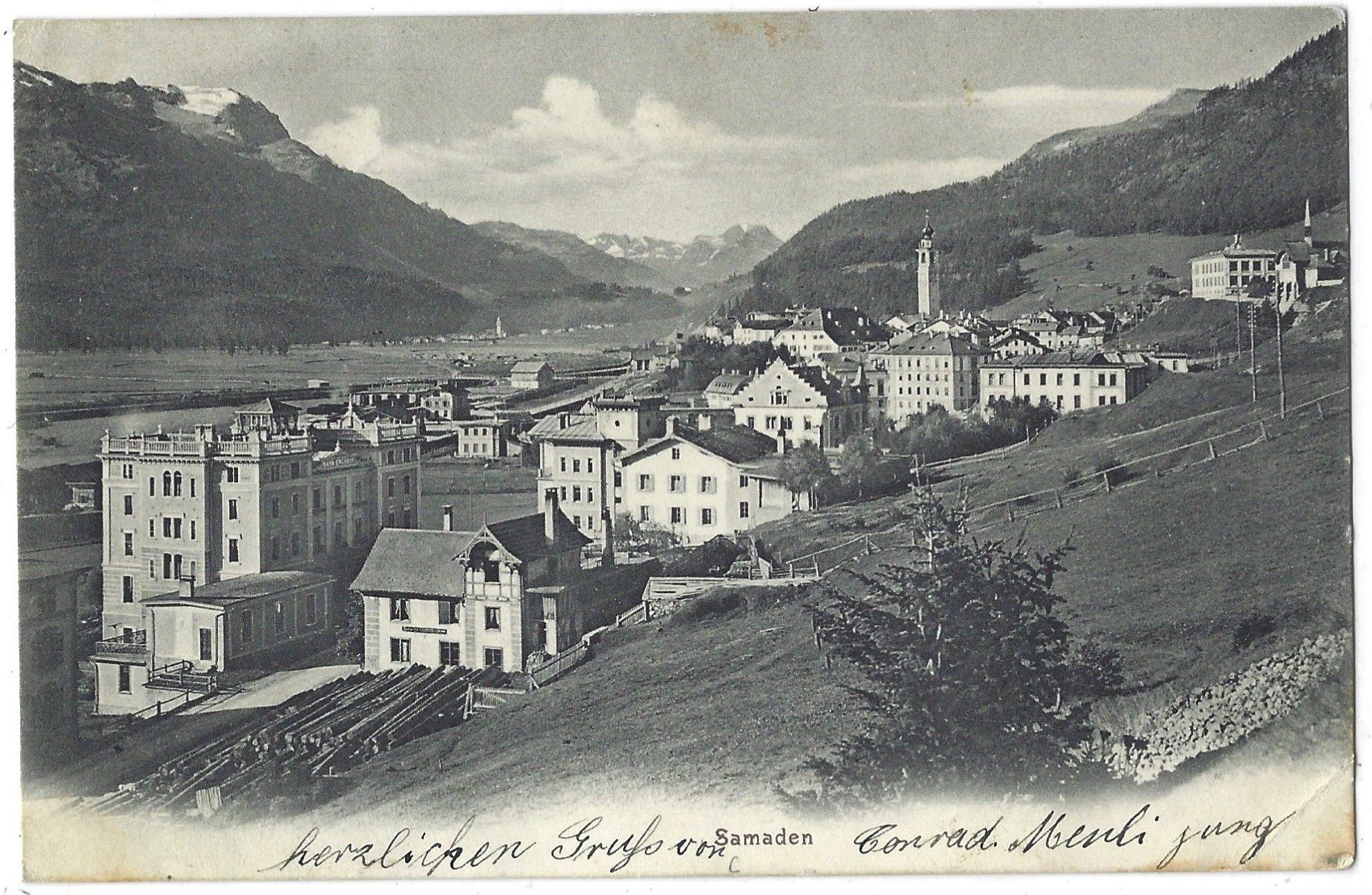 Cartoline postali: Samaden – Usato da Bütschwil venduto da Jackson1A