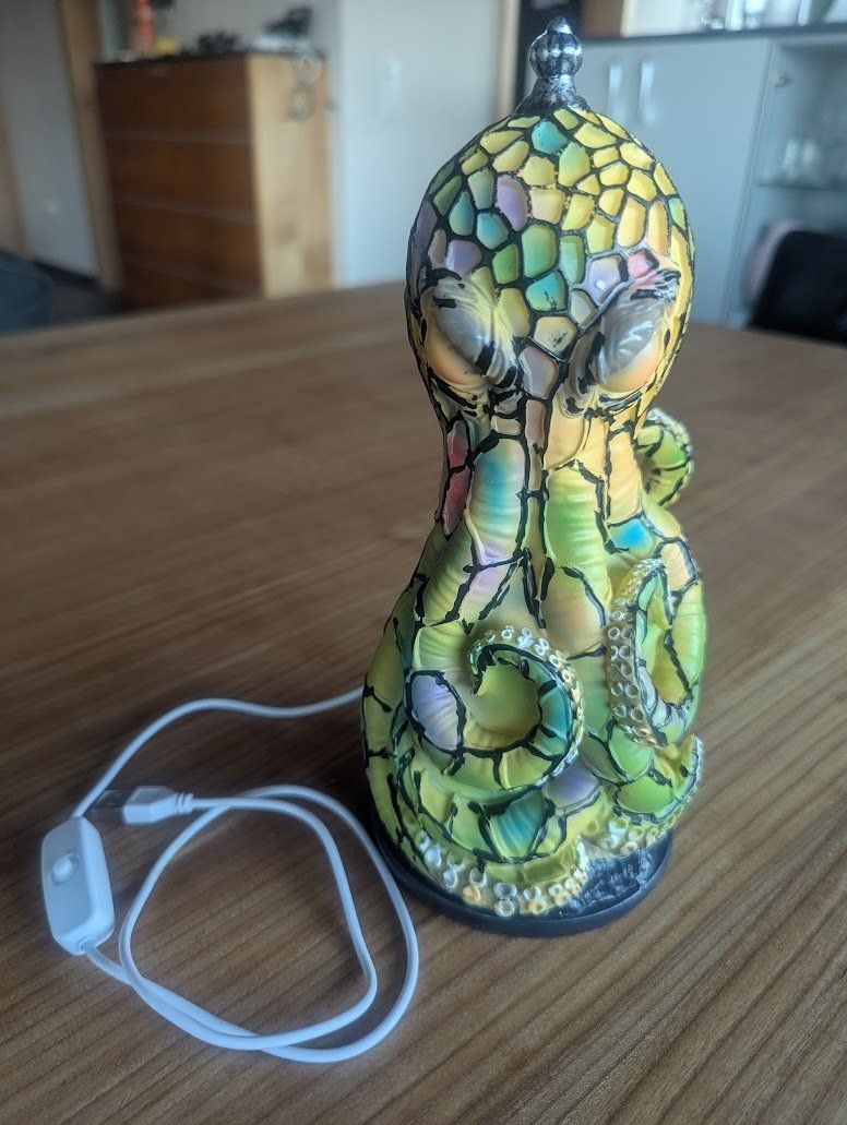 Lampade: Nachttisch Lampe Oktopus – Nuovo (secondo la descrizione) da Wauwil venduto da MEC-NET 1